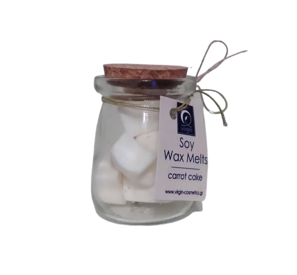 soy wax melts with carrot cake scent